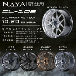 ล้อ Naya wheel flowforming ขอบ 20 ราคาพิเศษ