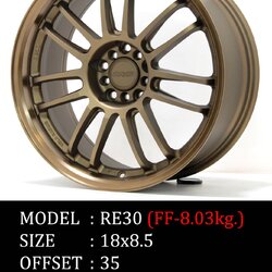 ล้อ RE30 ขอบ 18