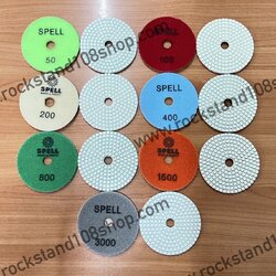 Resin pad 4" (3mm.) ใบเรซิ่นสำหรับขัดเงาพื้น