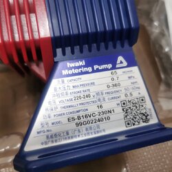 Iwaki, Metering Pump, ES-B16VC-230N1 , อิวากิ ไดอะแฟรมปั๊ม