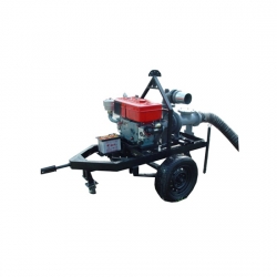 R-TEC รุ่น RTM-150/6 ปั๊มน้ำหอยโข่ง 6"x6" เครื่องยนต์ดีเซล 24HP พร้อมเทเลอร์ลากจูง