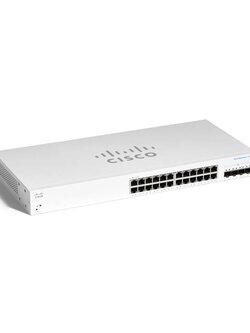 Cisco CBS220-24T-4G-EU CBS220 Smart Gigabit Switching Hub 24 Port, 4x1G SFP, Rackmount 1U
