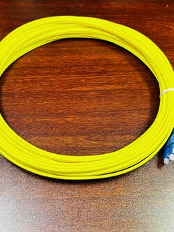 UFP-946D31-20 Fiber ST/UPC to SC/UPC Single Mode 20m.
