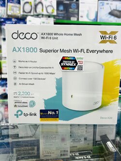 Deco X20 AX1800 Whole Home Mesh WiFi