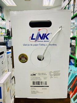 Link US-9106LSZH 250MHZ 23 AWG UTP Cable (สินค้ารวมภาษีมูลค่าเพิ่ม)