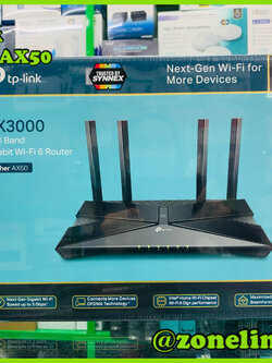 TP-Link Archer AX50 AX3000 Gigabit Router Wi-Fi6