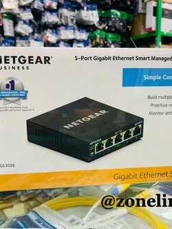 NETGEAR GS305E 5-ports Smart Managed Plus Switch