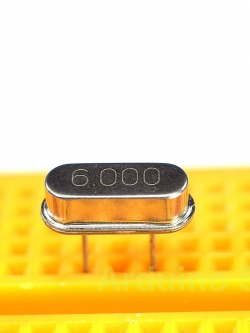 Crystal Oscillator 6.00 Mhz(1 ชุด 5 ตัว)