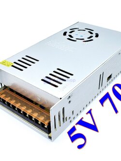 5V 70A 350W Switching Power Supply สวิตชิ่งเพาเวอร์ซัพพลาย (สีเงิน) S-350-5