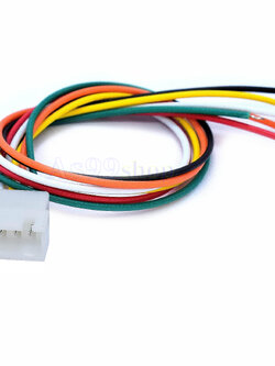 6P XH2.54mm plug-in terminal line ขั้วต่อคอนเน็กเตอร์พร้อมสายไฟยาว 20 cm( 1 ชุด ตัวเมีย)