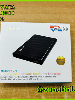 OKER ST-245 USB 2.5” SATA External Hard Drive Enclosure