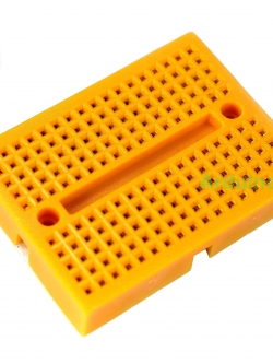 บอร์ดทดลองขนาดเล็กสีเหลืองขนาด 170 ช่อง Protoboard Breadboard Yellow170 holes