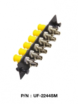 FIBER OPTIC UF-2244SM 12 ST Snap-In Adapter PLATE (SM & MM.) (แผง SNAP SM,ST 12 F)