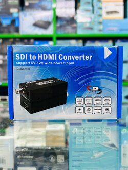 SDI to HDMI Converter support 5V-12V wide power input