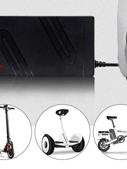 สายชาร์จแบตเตอรี่จักรยานไฟฟ้า สกูตเตอร์ไฟฟ้า 36/48V มีให้เลือกหลายหัวเสียบ