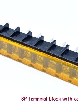 8P HB-9500 terminal block with cover 9.5MM