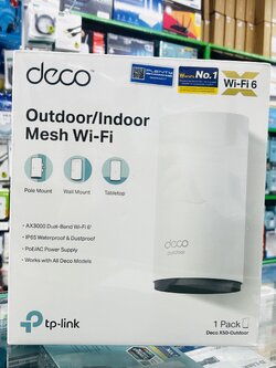 Deco X50-Outdoor AX3000 Outdoor/Indoor Mesh Wi-Fi 6 Unit