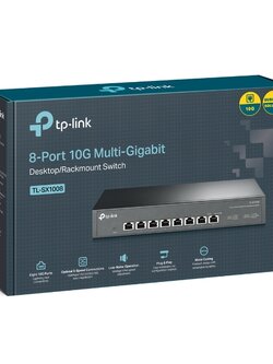 TP-Link TL-SX1008 8-Port 10G Desktop/Rackmount Switch
