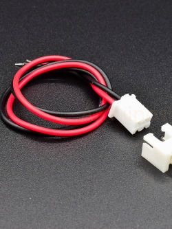 XH2.54 cable connector 2.54mm 2p ขั้วต่อคอนเน็กเตอร์พร้อมสายไฟยาว 20 cm( 1 ชุด ผู้+เมีย)