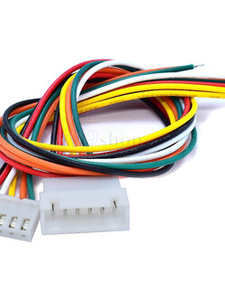 6P XH2.54mm plug-in terminal line ขั้วต่อคอนเน็กเตอร์พร้อมสายไฟยาว 20 cm( 1 ชุด ผู้+เมีย)