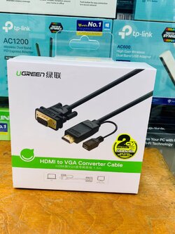 UGREEN 30449 HDMI to VGA Cable 1.5 Meters