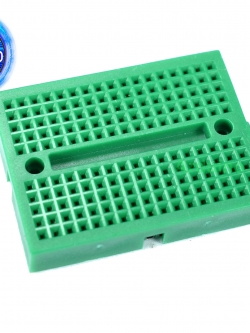 บอร์ดทดลองขนาดเล็กสีเขียวขนาด 170 ช่อง Protoboard Breadboard Green 170 holes