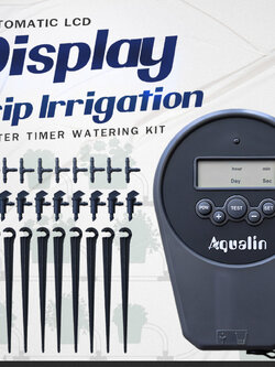 เครื่องรดน้ำอัตโนมัติ ควบคุมด้วยระบบการตั้งเวลา ระบบน้ำหยด