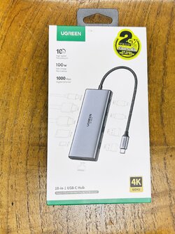 UGREEN 45380 10 in 1 USB C HUB Type C USB-C to 2HDMI+USB-A 3.2+2USB-C 3.2+USB-A 3.0+SD/TF+RJ45+PD 10in1 รองรับ 4K60Hz