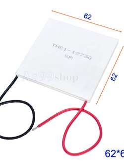 THC1-12730(62*62mm) new high-power12V Peltier Refrigeration Plate(แผ่นร้อน-เย็น) แผ่นเพลเทียร์