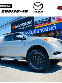 All new mazda BT-50 Pro เสริมสวย ใส่ยาง HANKOOK MT 285/75-16 ตัวหนังสือขาว