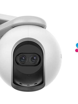 C8PF กล้อง Wi-Fi เลนส์คู่แบบหมุนได้ทั้งแนวนอนและแนวตั้ง