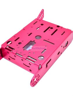 โครงรถหุ่นยนต์ Aluminum alloy robot Smart car สี Metallic Red