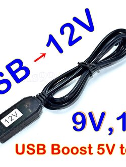 USB Boost 5V to 9,12V