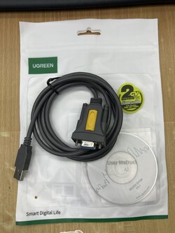 UGREEN 20201 USB to DB9 RS232 Female Cable 1.5m.