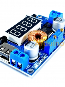 5A Constant Voltage Constant Current Step-down แปลงไฟจาก 5 - 36 Volt เป็น 1.25 - 32 Volt (With Housing)