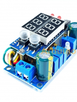 MPPT Solar Panel Controller 5A DC-DC Step Down CC/CV Charging Module Display LED