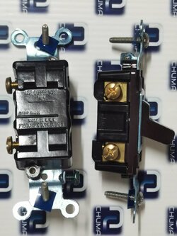 Switch, Eagle, CS115B, Toggle Switch, 15A-BULK-CS115B/120/227