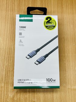 UGREEN 70427 USB-C Cable Aluminum Case with Braided 2m