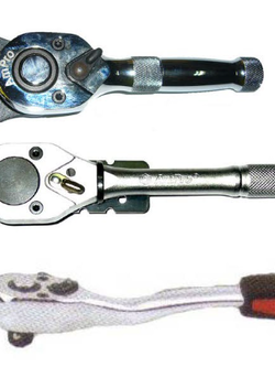 ด้ามฟรี รู 1/4"x4.1/2" (มีปุ่มปลดล็อค) AMPRO