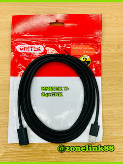 UNITEK YC417GBK USB Extension Cable 3m.
