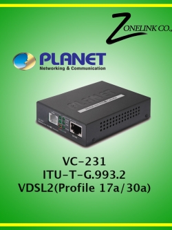 VC-231 Ethernet over VDSL2 Converter (Profile 30a) » VC-231