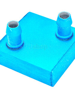 40*40*12 Aluminum Water Cooling Block Radiator Heatsink (อลูมิเนียมบล็อกฟ้าแบบด้านบน)