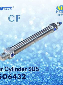 CF25 : AIR CYLINDER SUS เทียบ SMC C85 Series ISO 6432 กระบอกลมแสตนเลส