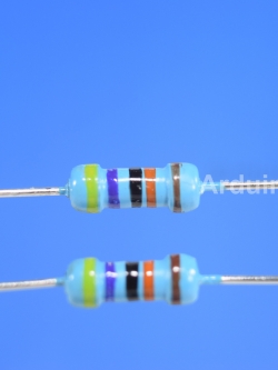 ตัวต้านทาน 470 KOhm 1/4W ( 1 ชุด มี40 ตัว )