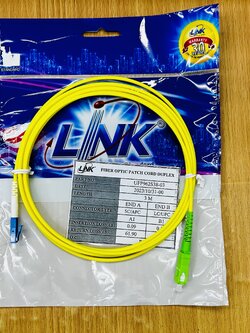 UFP962S38-03 Fiber SC/APC to LC/UPC Optic Patch Cord Duplex