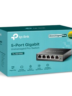 TL-Link TL-SG105E 5-Port Gigabit Unmanaged Pro Switch