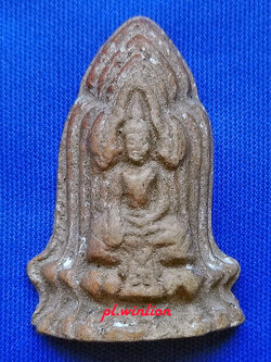 พระโคนสมอเล็ก เนื้อดิน กรุวัดค้างคาว จ.ชัยนาท