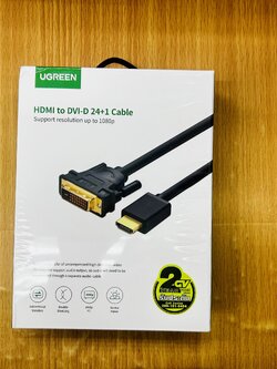 UGREEN 11150 HDMI to DVI-D 24+1 cable Converter