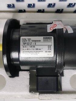 Hubner Berlin, Analog tacho, longlife, DC Tachogenerator, TDP 0,2 LT - 5