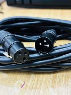 XLR Male to XLR Female Cable 5m.
